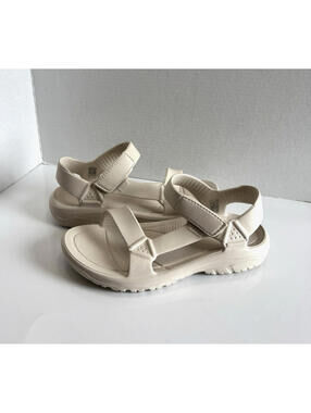Teva Hurricane Drift Water Sandals Women's 9 Ivory Sport Outdoor Comfort Strap